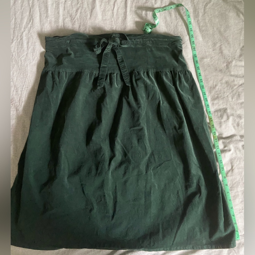 Draper James Dark Green Corduroy Like Skirt